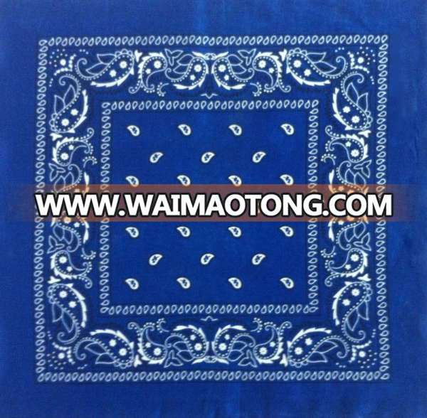 Soft 100% Cotton Bandanna 55cm*55cm Paisley Printed Hand Towel Face Cashew Multi Functional Bandanas